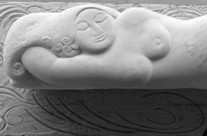 Sand Woman.  Beelden aan Zee, The Netherlands