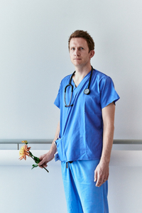 Guy Benison-Horner GPST Doctor with Dahlia