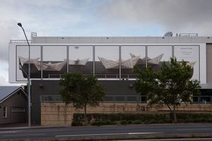 Tell him it is all a transition (installation Creative Industries Billboard Brisbane 2012)