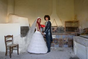 The bride's house