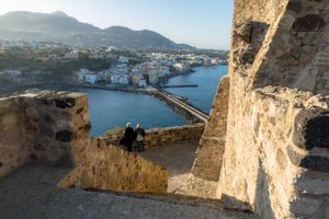 Ischia Ponte seen from the Aragonese Castle, January 4, 2015