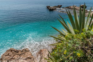 the Ligurian sea in Springtime