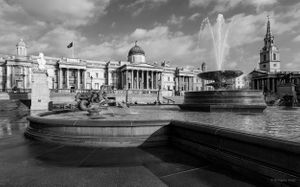 National Gallery and Trafalgar Square, London