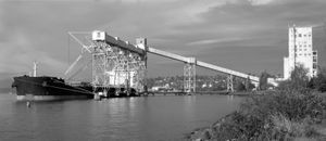 Grain Ship Loading