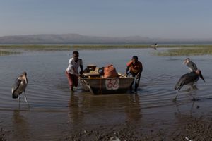 Men at Fishermen Work #6