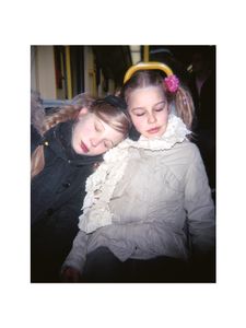 Two sleeping girls