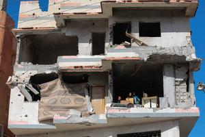 Bomb Damaged Home Gaza City