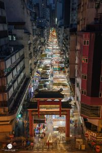 Template Street in Hong Kong