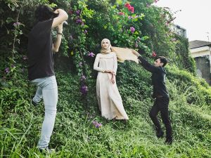 Kamidea campaign's photo shoot.