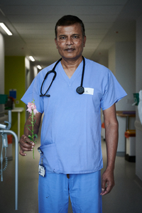 Rajesh Nemane, Doctor with Antirrhinum majus