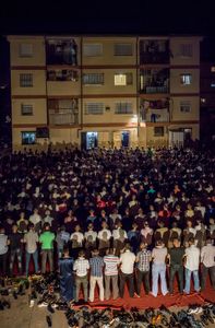 El Puche, Almeria, Spain. Night of Ramadan.