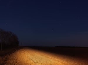 Road at Night, Money, Mississippi, 2018