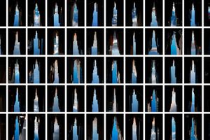 BUILDINGS MADE OF SKY IX, installation, 2012 © Peter Wegner