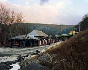 Abandoned Delaware Water Gap Train Station, Interstate 80, 2009
