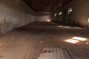 The emptiness of the dancing room. Parish, Buenos Aires.