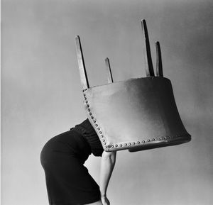 Woman and chair