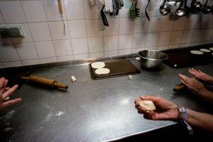 Radhadesh is famed for the quality of  its communal kitchen. During the festival, this kitchen produces three meals a day for almost 1500 people, all free of charge