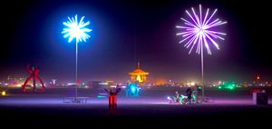 nighttime on the playa