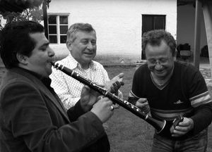 Sending musical greetings during Easter festivities from border village Evzonoi
