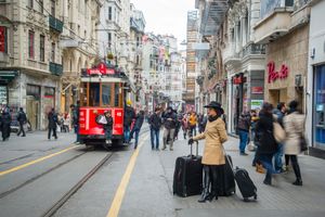 Istiklal avenue with her old tram has become one of my favorite places in Istanbul. A street where you can see people from different parts of the world.