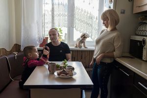 Artem, Igor, Galya, Sophie and snakes