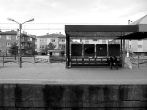 Sincan train station near Ankara.