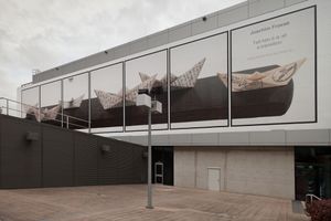 Tell him it is all a transition (installation Creative Industries Billboard Brisbane 2012)