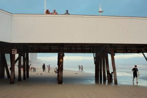 Watching from the Pier
