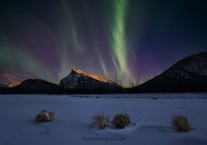 Northern LIghts  in Canadian Rockieo
