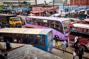 In the Central Business District, matatus play a significant role in bringing traffic in the center of Nairobi to an almost complete standstill several times a day. The matatu business has developed into a huge industry that is estimated to generate annual sales of two billion U.S. dollars and employs up to 350,000 people.