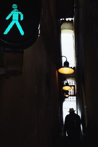 Narrow alley in Prague