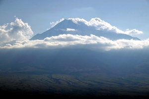 In front of Mount Ararat