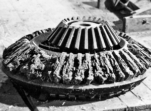 Worn Wooden Gear