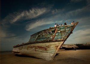 Deserted boat