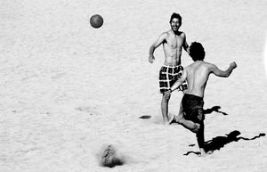 Kicking the ball