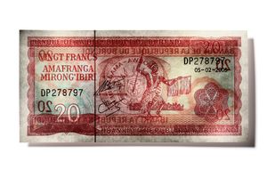 BURUNDI 20 FRANCS front, 2005
