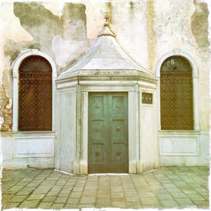 CHURCH DOOR, CANNAREGIO, VENICE