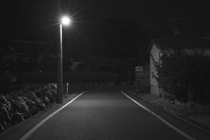 Scenery with the way of the hometown