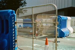 Water Filled Barrier at Government Headquarter , Admiralty, Hong Kong | Oct 2019