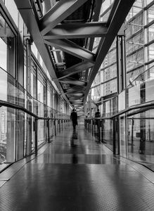 Follow the corridor to find the exit.