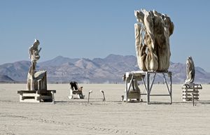 artwork on the playa
