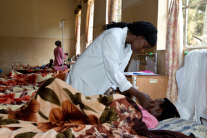 The post-operations ward.