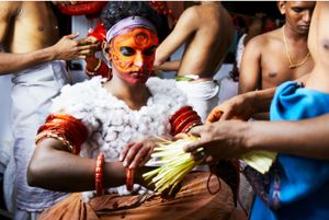 Behind The Scenes of Theyyam in Kunnar