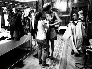 Backstage of Prague Fashion Week