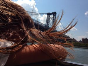 Your hair and Manhattan Bridge