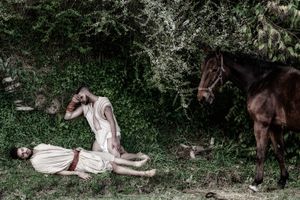 Pollux's grief over the killing of Castor
