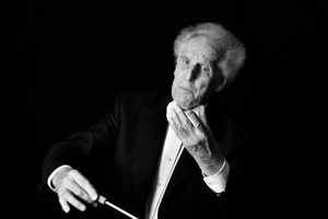 Conductor Benjamin Zander Portrait Session