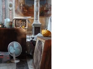 church restoration, Rome, 2019,