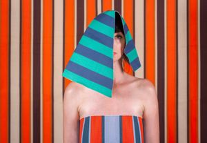 Lady in Stripes