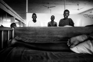 A group of migrants from the Horn of Africa, arrived in Malta by sea trough Libya at Safi detention center, they will stay here up to 12 month (if asylum will be denied even 18) before they will be accepted in the open centers.